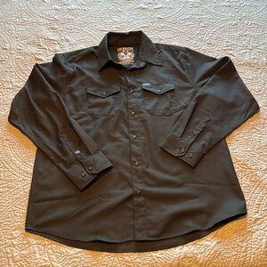 RARE! DIXXON OUTLAW🤠🖤 Men’s XL flannel in black